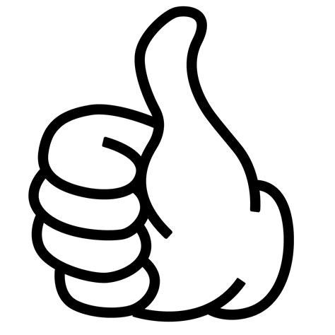 thumbs up vector